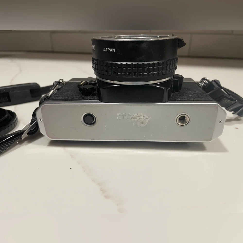 Fujica STX-1 35mm SLR Analog Camera Body with Toyo Optics 28mm Lens